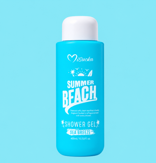 SHOWER GEL SUMMER BEACH SEA BREEZE 400ml – MISUCKA