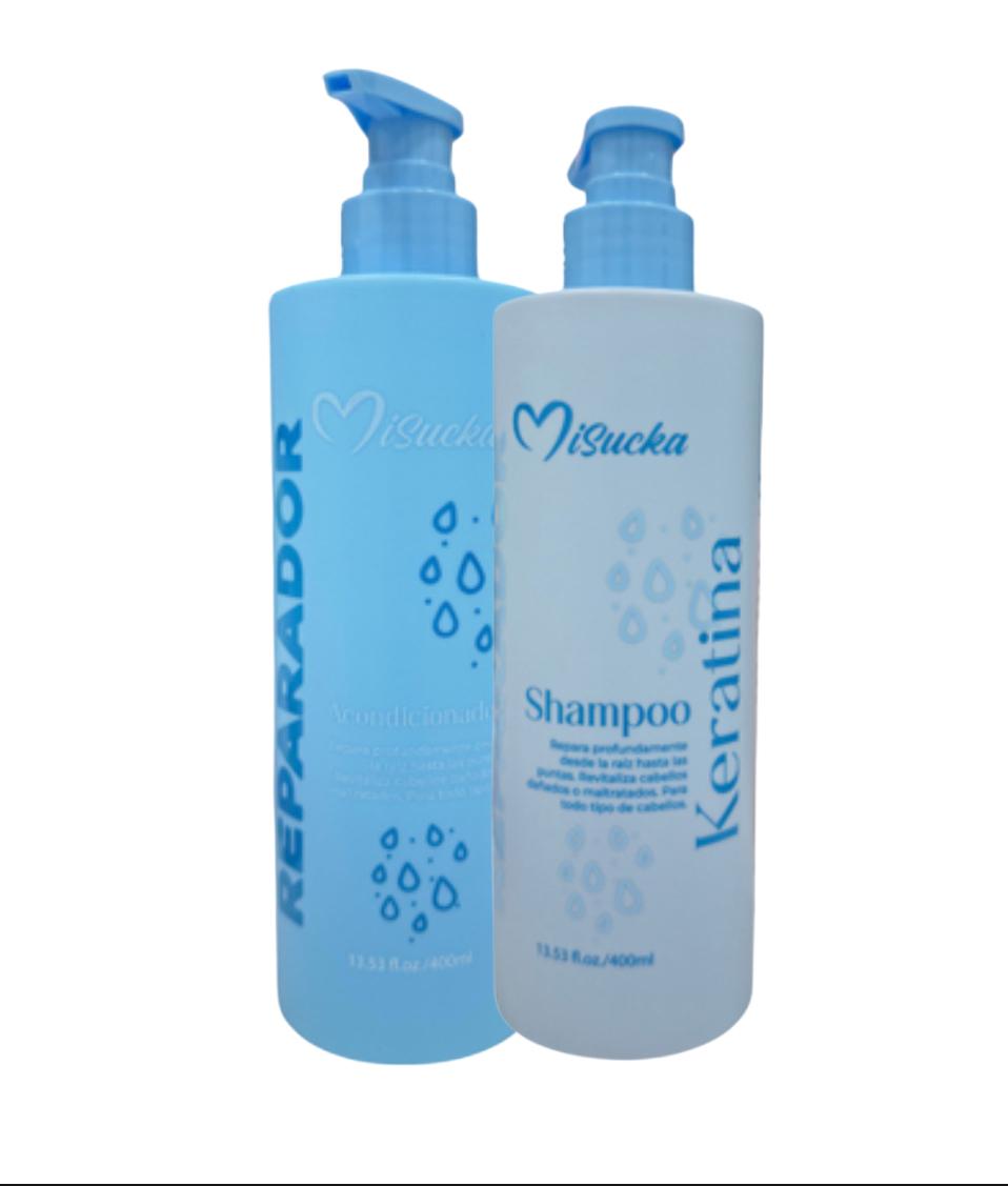 SET de Shampoo y Acondicionador Keratine